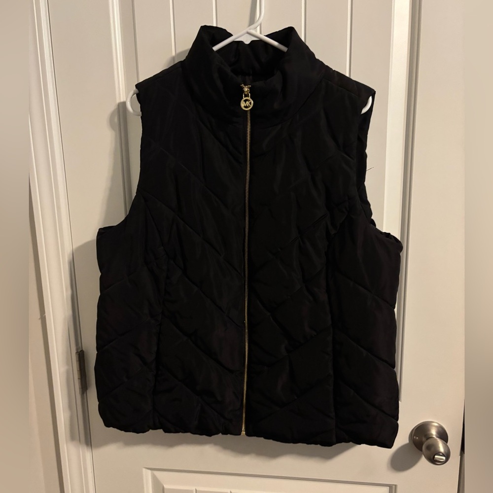 Michael Kors Black puffer vest